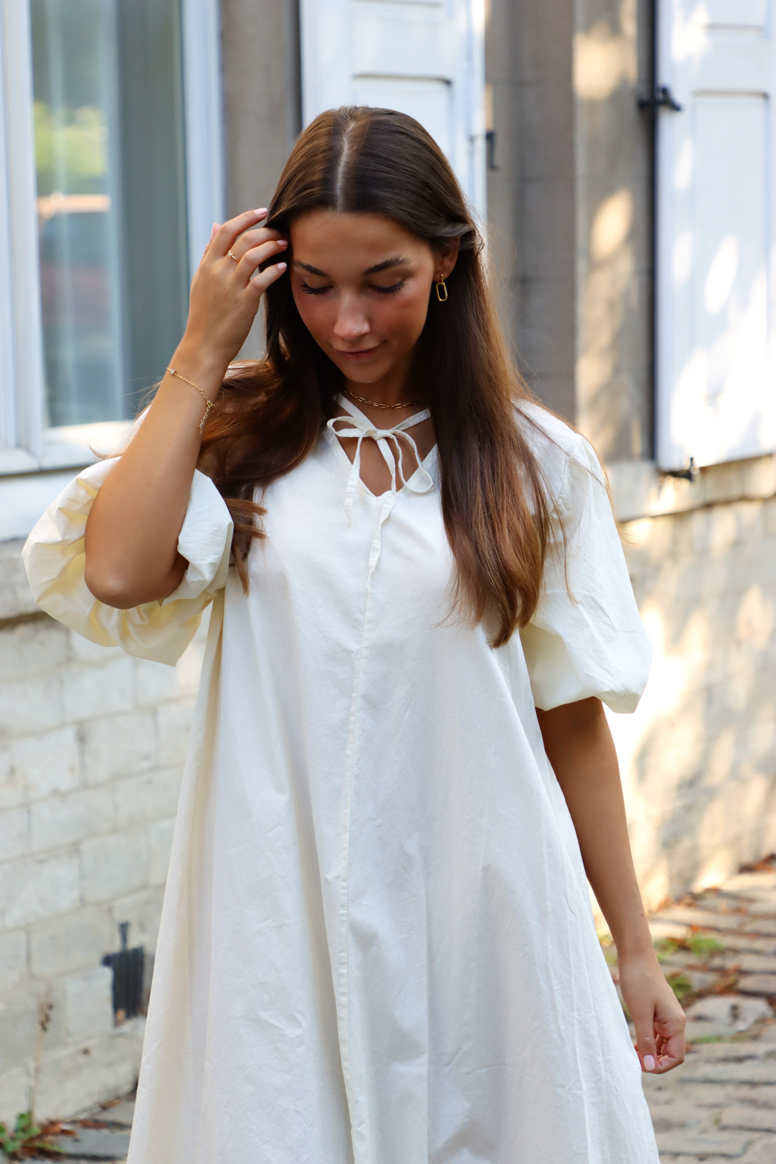 Mona dress crème