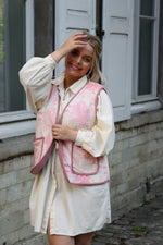 Double sided jacket pink