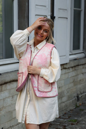 Double sided jacket pink