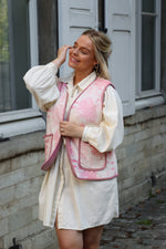 Double sided jacket pink