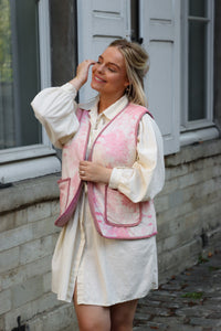 Double sided jacket pink