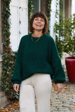 Oversized sweater green
