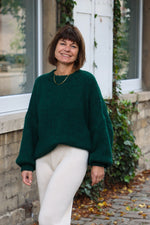 Oversized sweater green