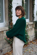 Oversized sweater green