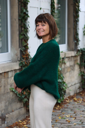 Oversized sweater green