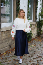 Navy skirt