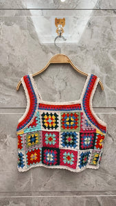 Crochet top multi