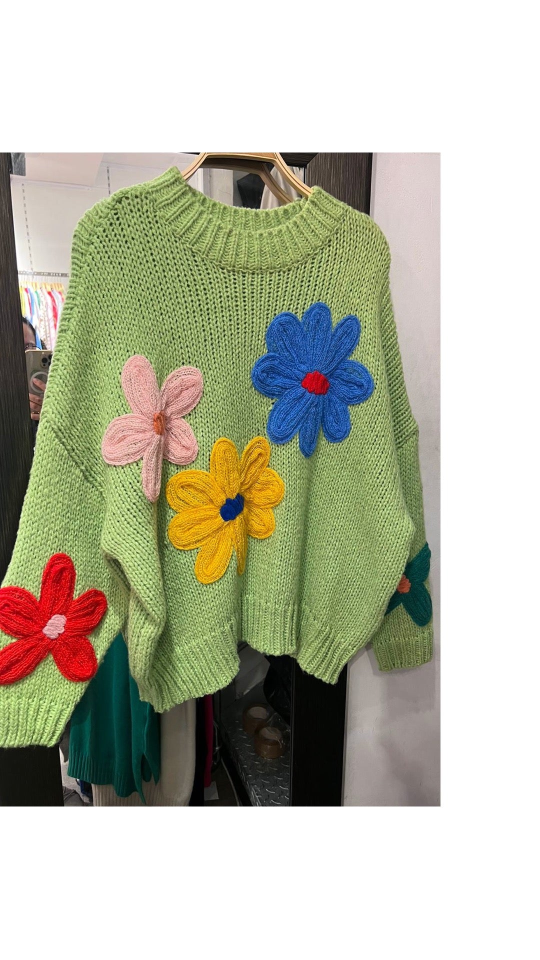 Sweater green M/L