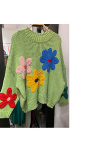 Sweater green M/L