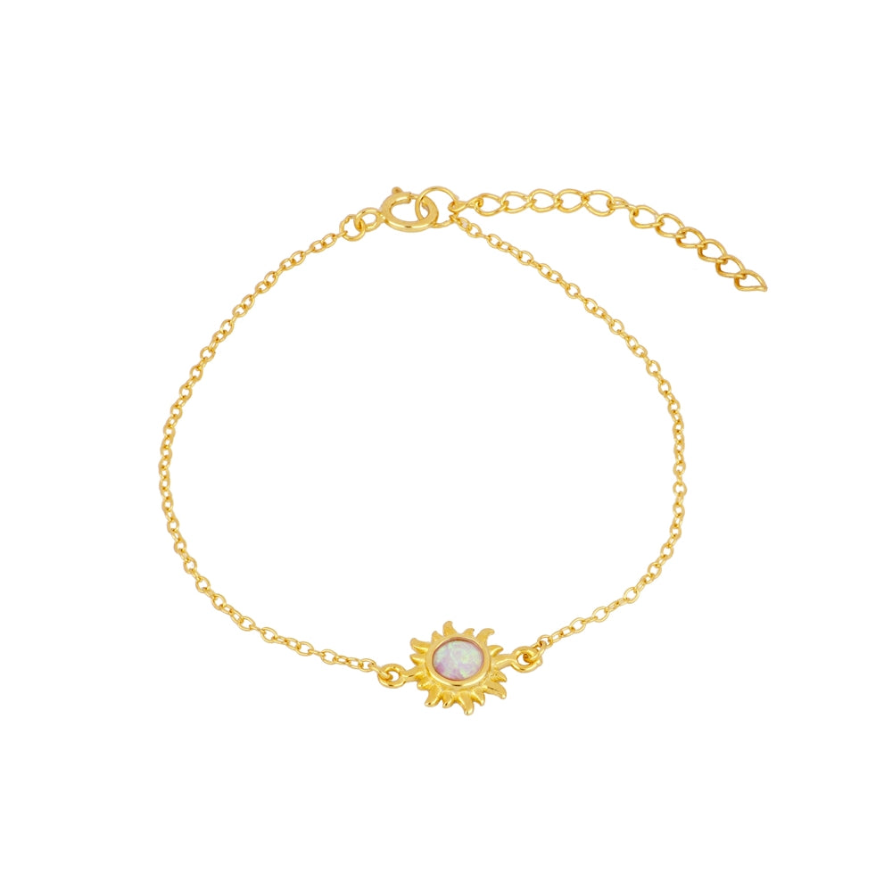 Sun opal bracelet