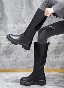 Black boots