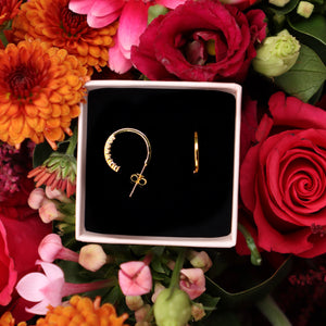 Glitter diamond hoop