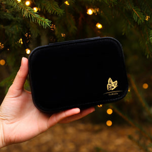 Velvet jewelry box