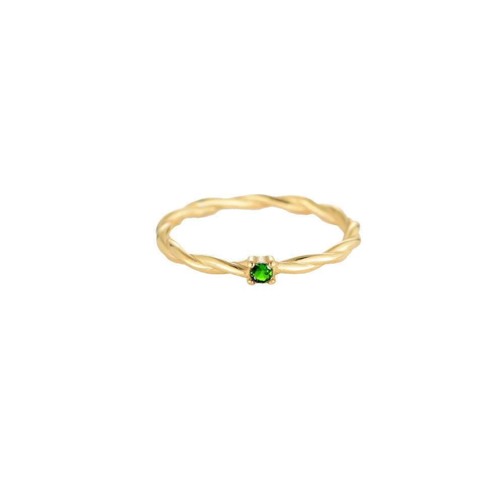 Two strands green